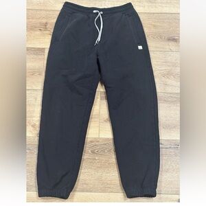 Vuori Seaside Sweatpants Black Drawstring Joggers Men's Small 28" Inseam V4007